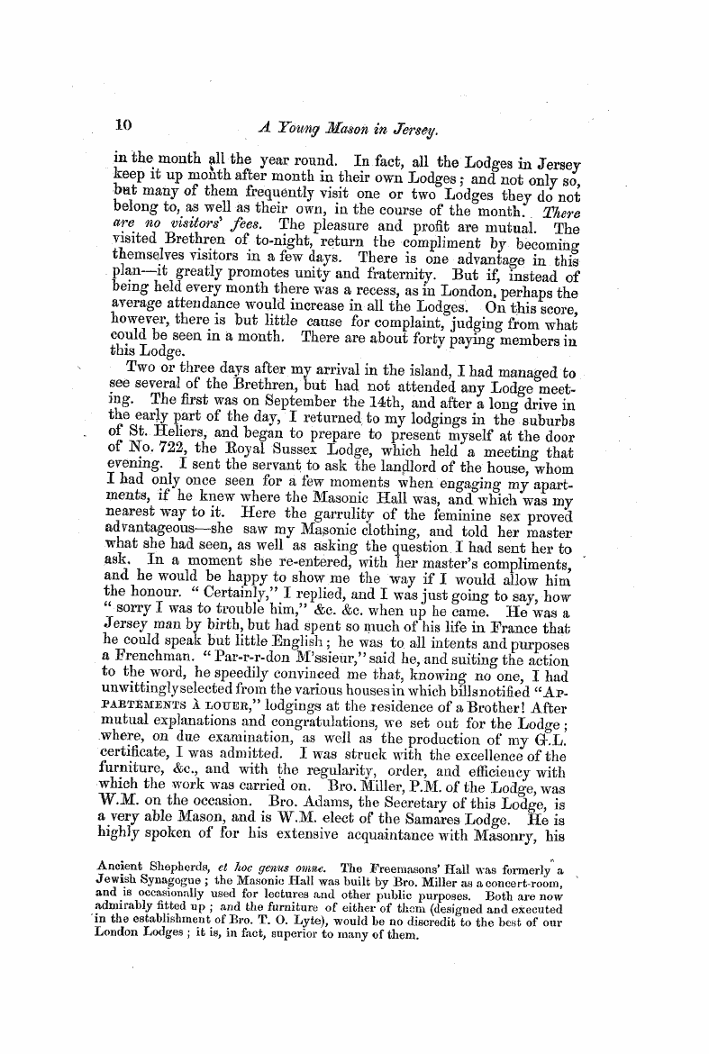 The Freemasons' Monthly Magazine: 1855-01-01: 10