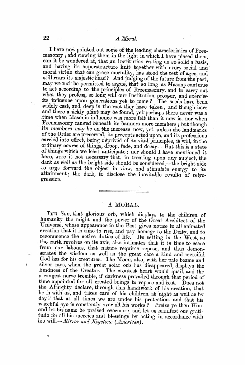 The Freemasons' Monthly Magazine: 1855-01-01 - Untitled Article