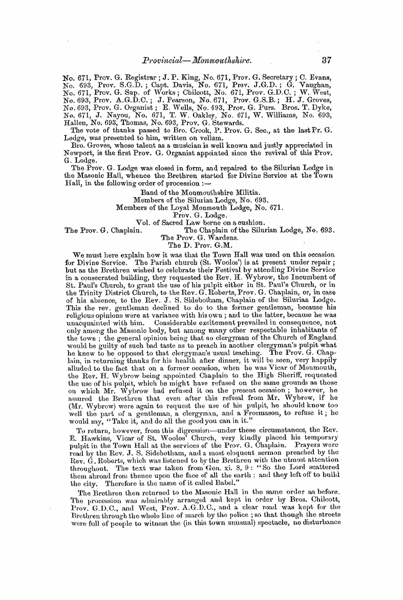 The Freemasons' Monthly Magazine: 1855-01-01 - Untitled Article