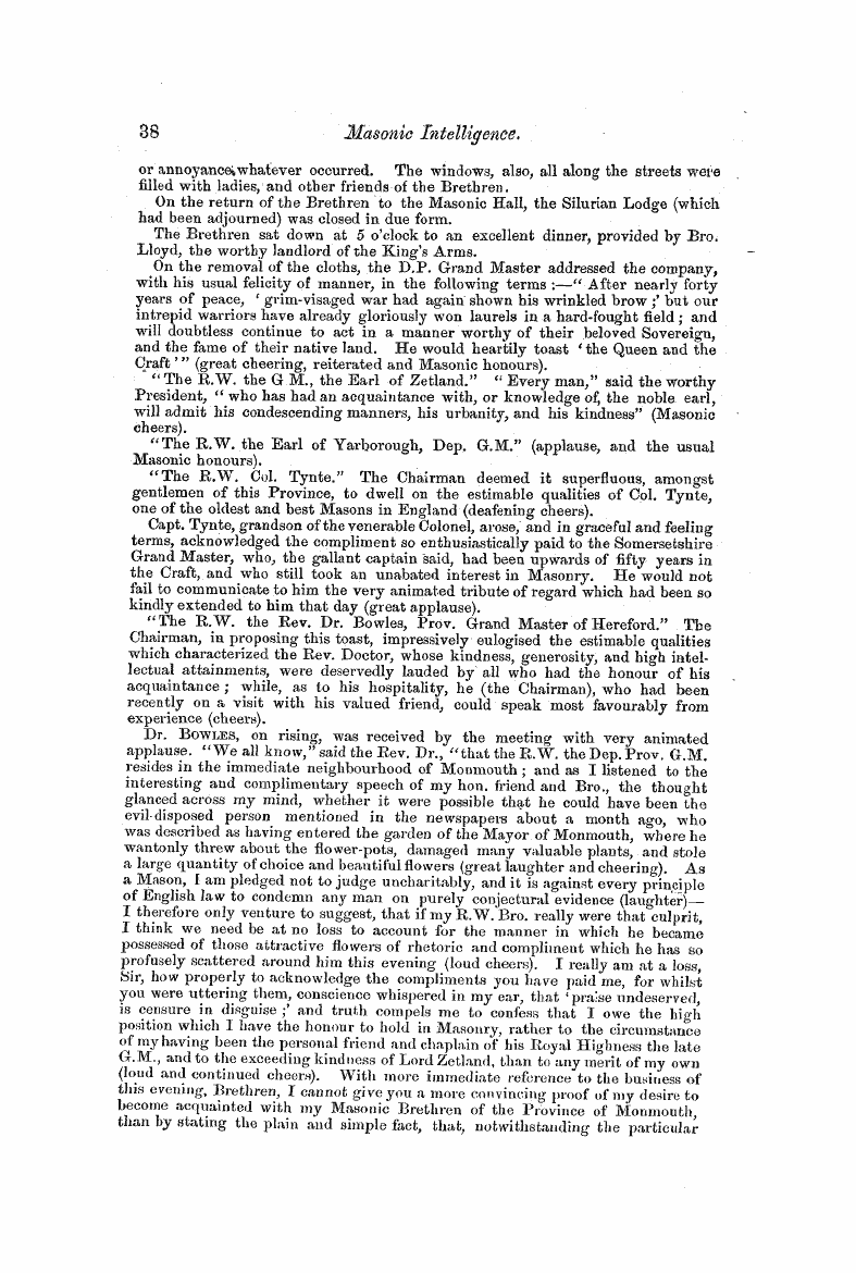 The Freemasons' Monthly Magazine: 1855-01-01 - Untitled Article