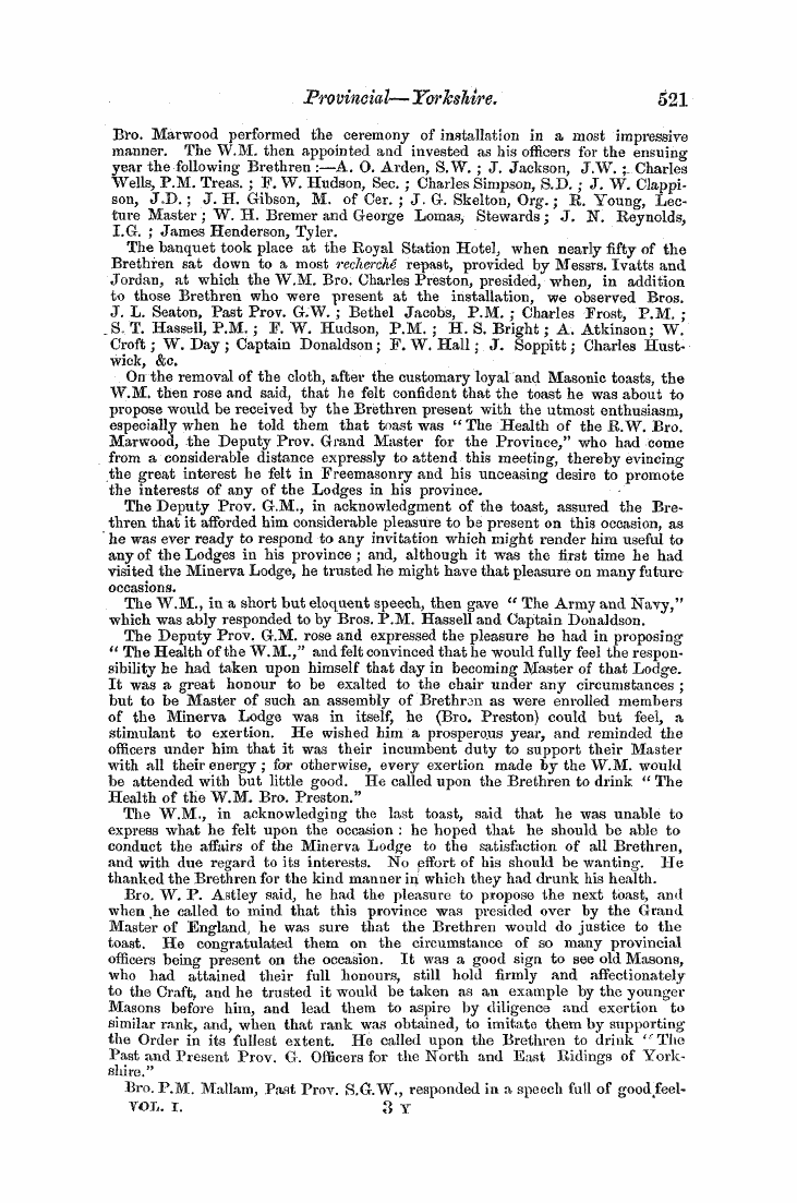 The Freemasons' Monthly Magazine: 1855-08-01 - Untitled Article