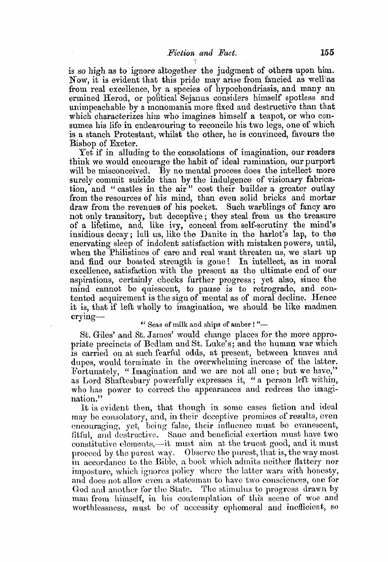 The Freemasons' Monthly Magazine: 1856-03-01 - Fiction And Fact.