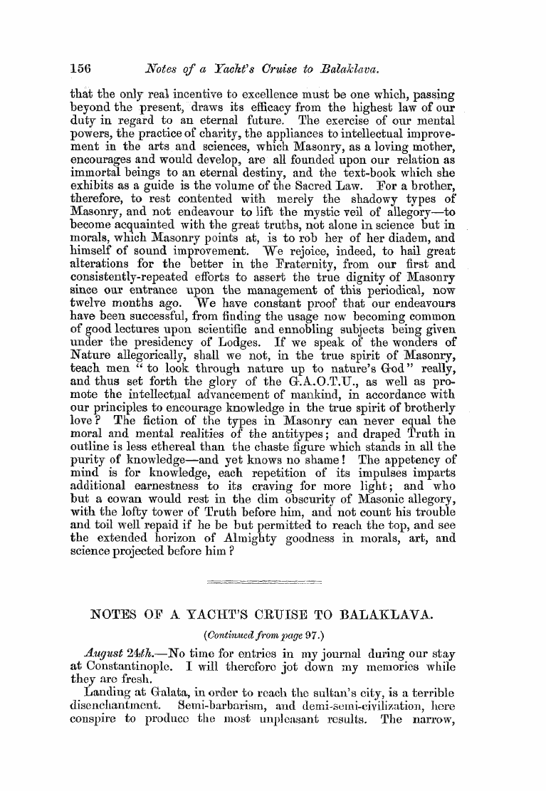 The Freemasons' Monthly Magazine: 1856-03-01 - Fiction And Fact.