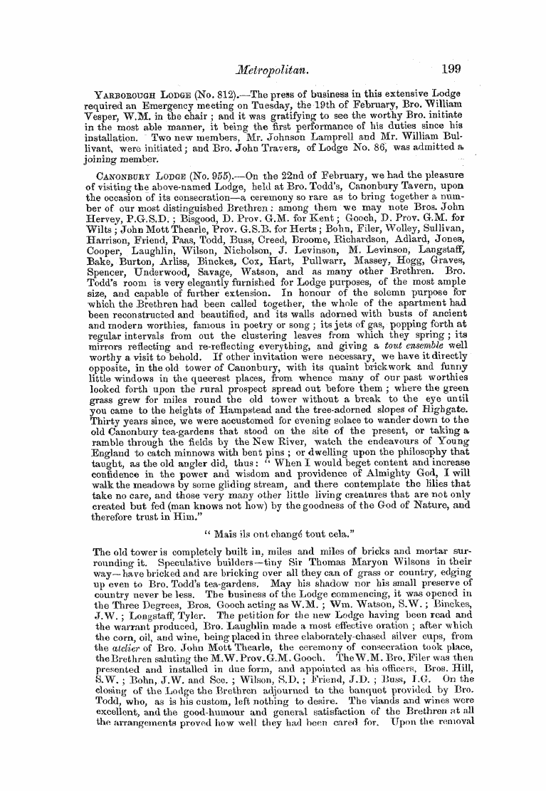 The Freemasons' Monthly Magazine: 1856-03-01 - Untitled Article