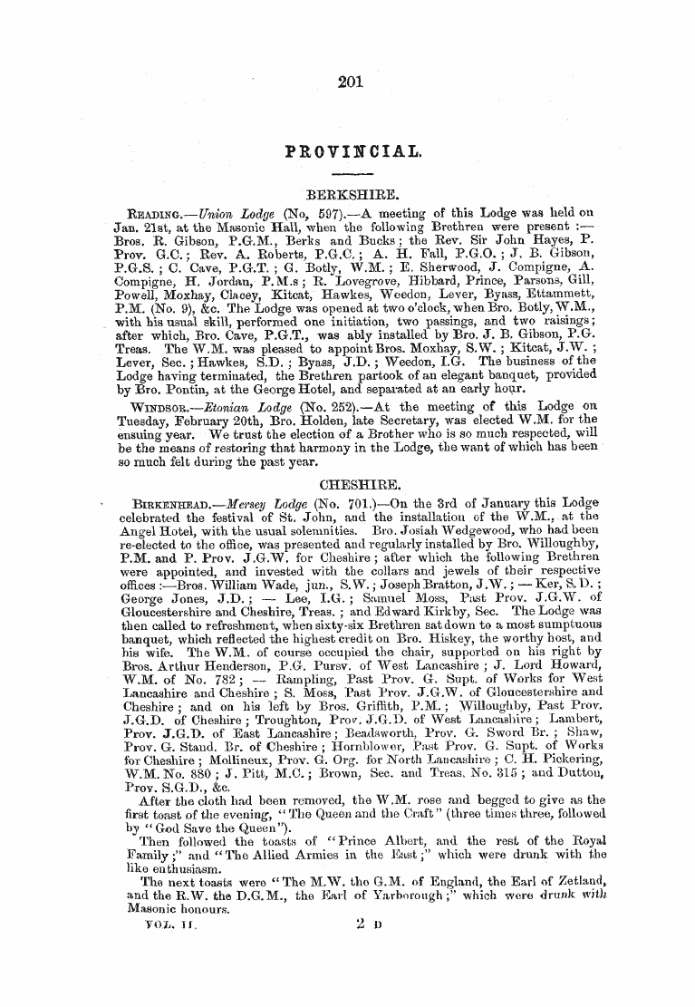 The Freemasons' Monthly Magazine: 1856-03-01 - Untitled Article