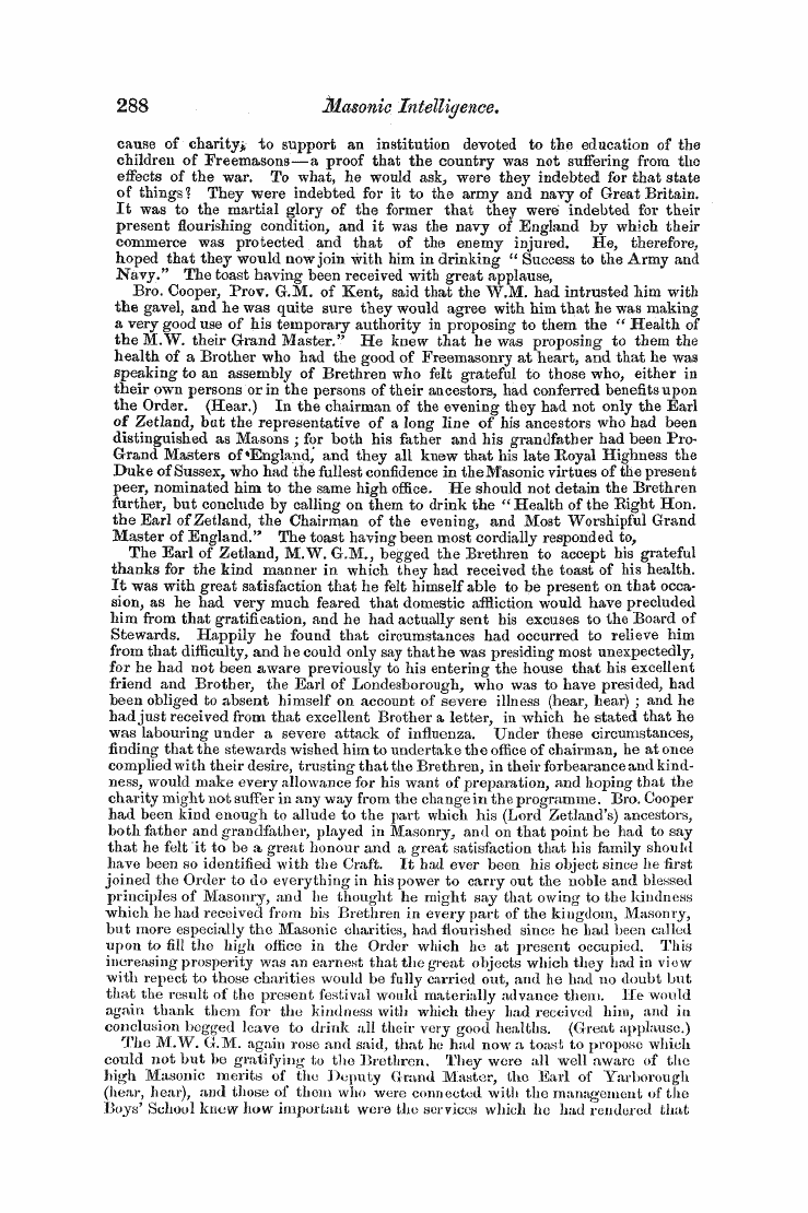 The Freemasons' Monthly Magazine: 1856-04-01 - Untitled Article