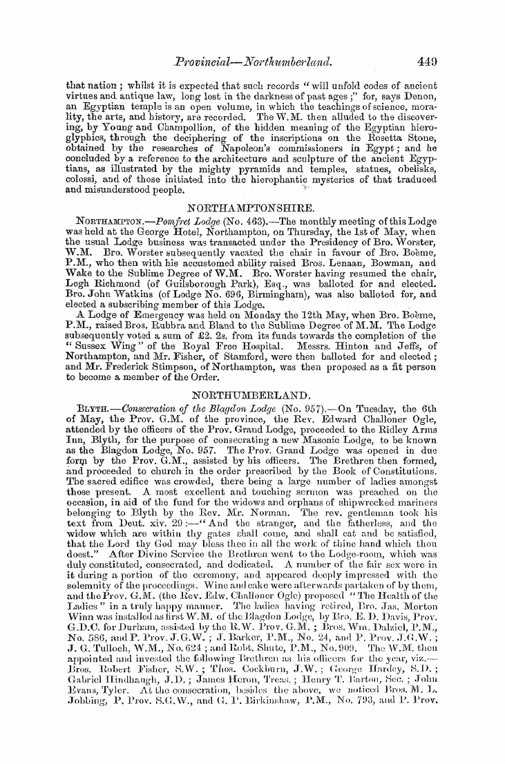 The Freemasons' Monthly Magazine: 1856-06-01: 63