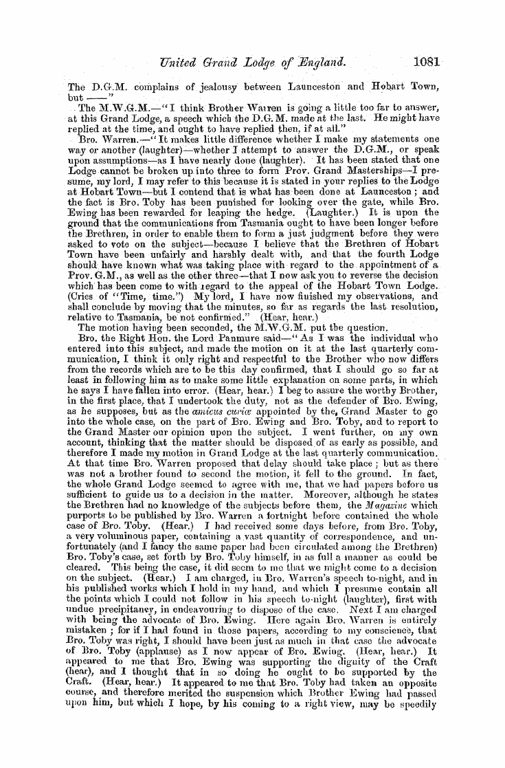 The Freemasons' Monthly Magazine: 1858-06-01 - The Masonic Mie10e