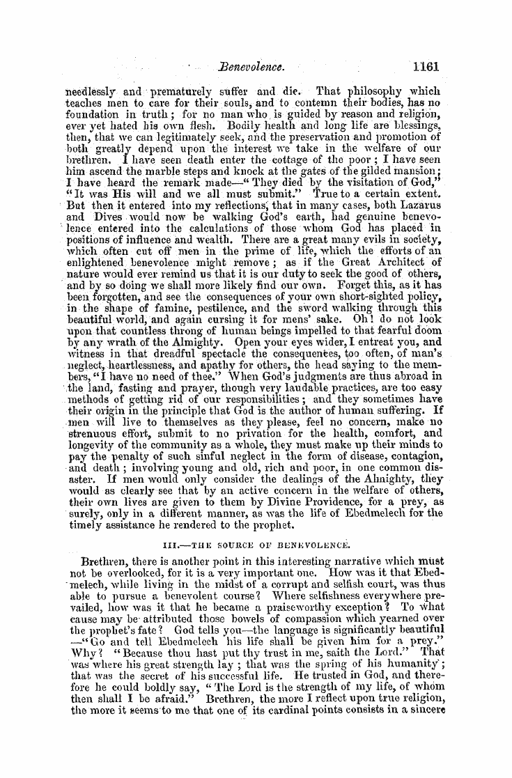 The Freemasons' Monthly Magazine: 1858-06-01 - Benevolence: Its Eewaed And Sguece.