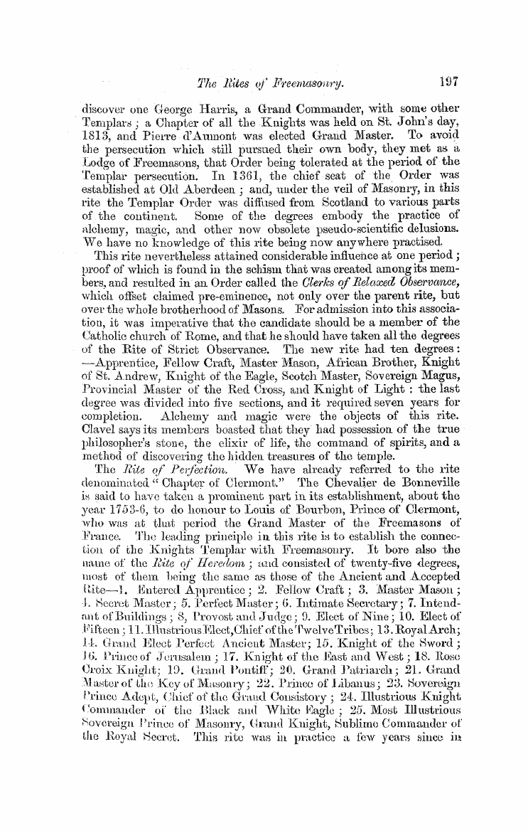 The Freemasons' Monthly Magazine: 1858-08-01 - The Rites Op Freemasonry.