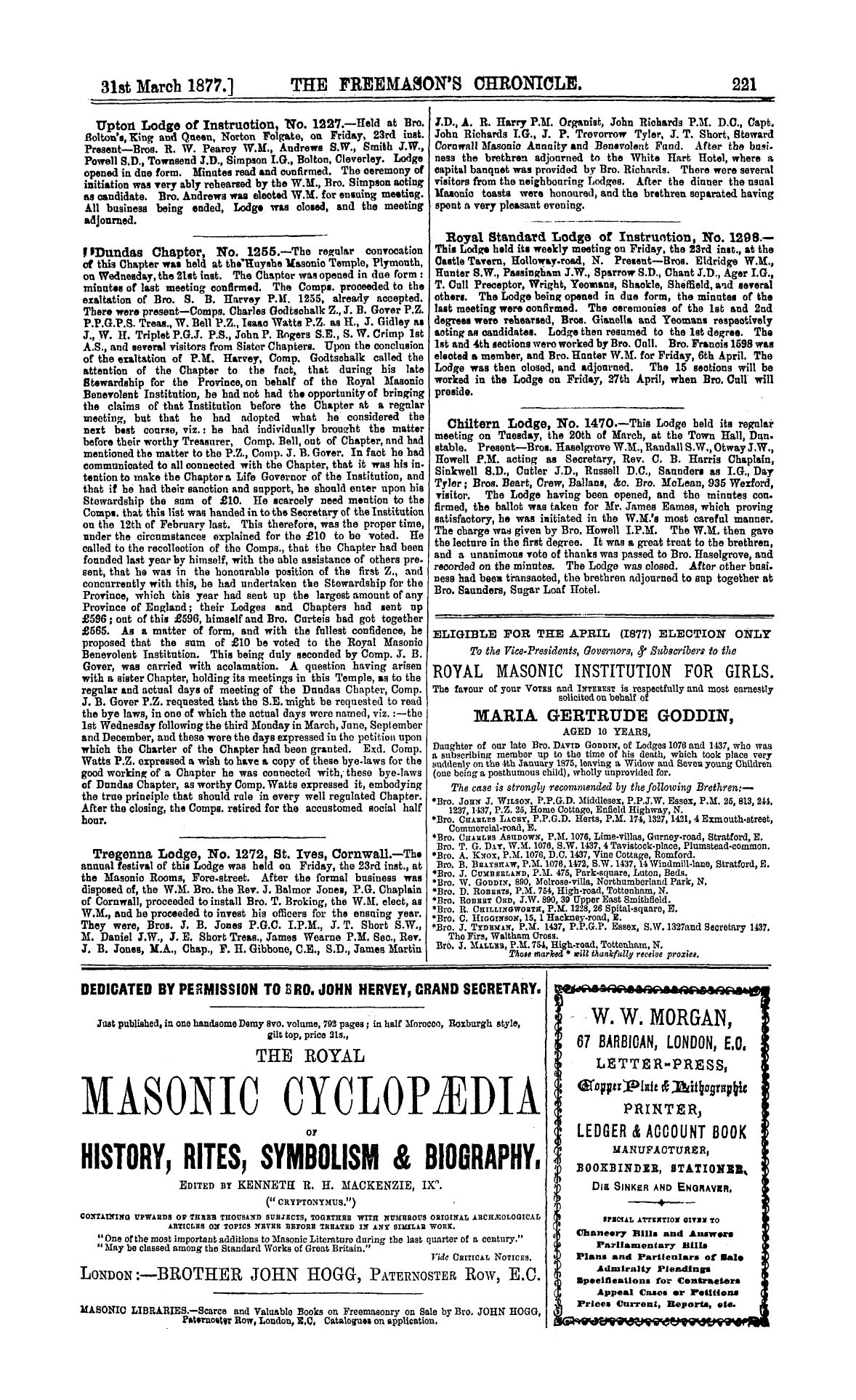 The Freemason's Chronicle: 1877-03-31: 13