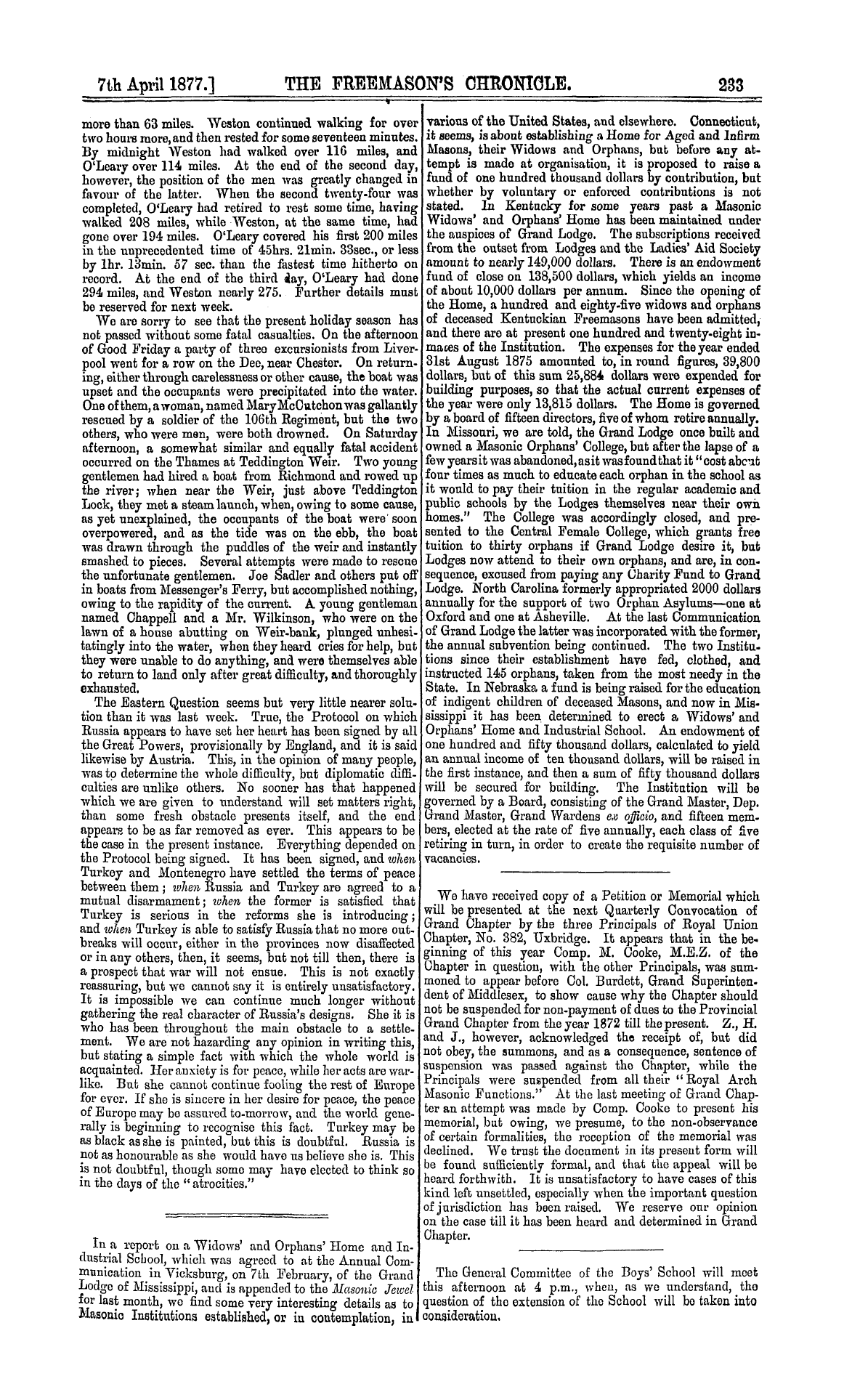 The Freemason's Chronicle: 1877-04-07: 9