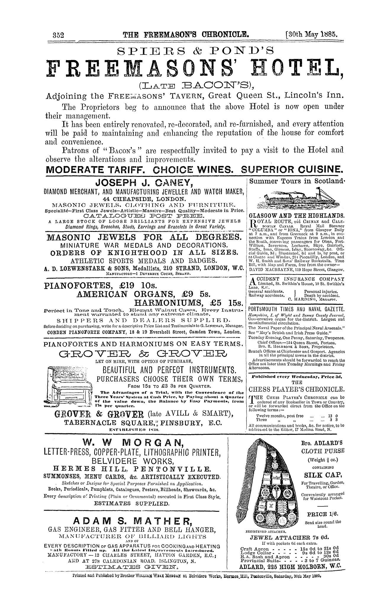 The Freemason's Chronicle: 1885-05-30: 16