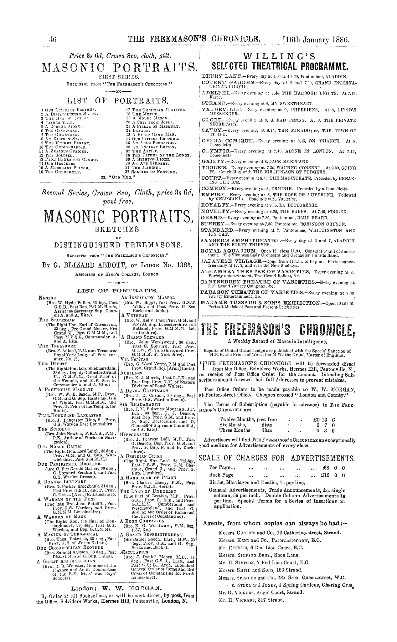 The Freemason's Chronicle: 1886-01-16: 14