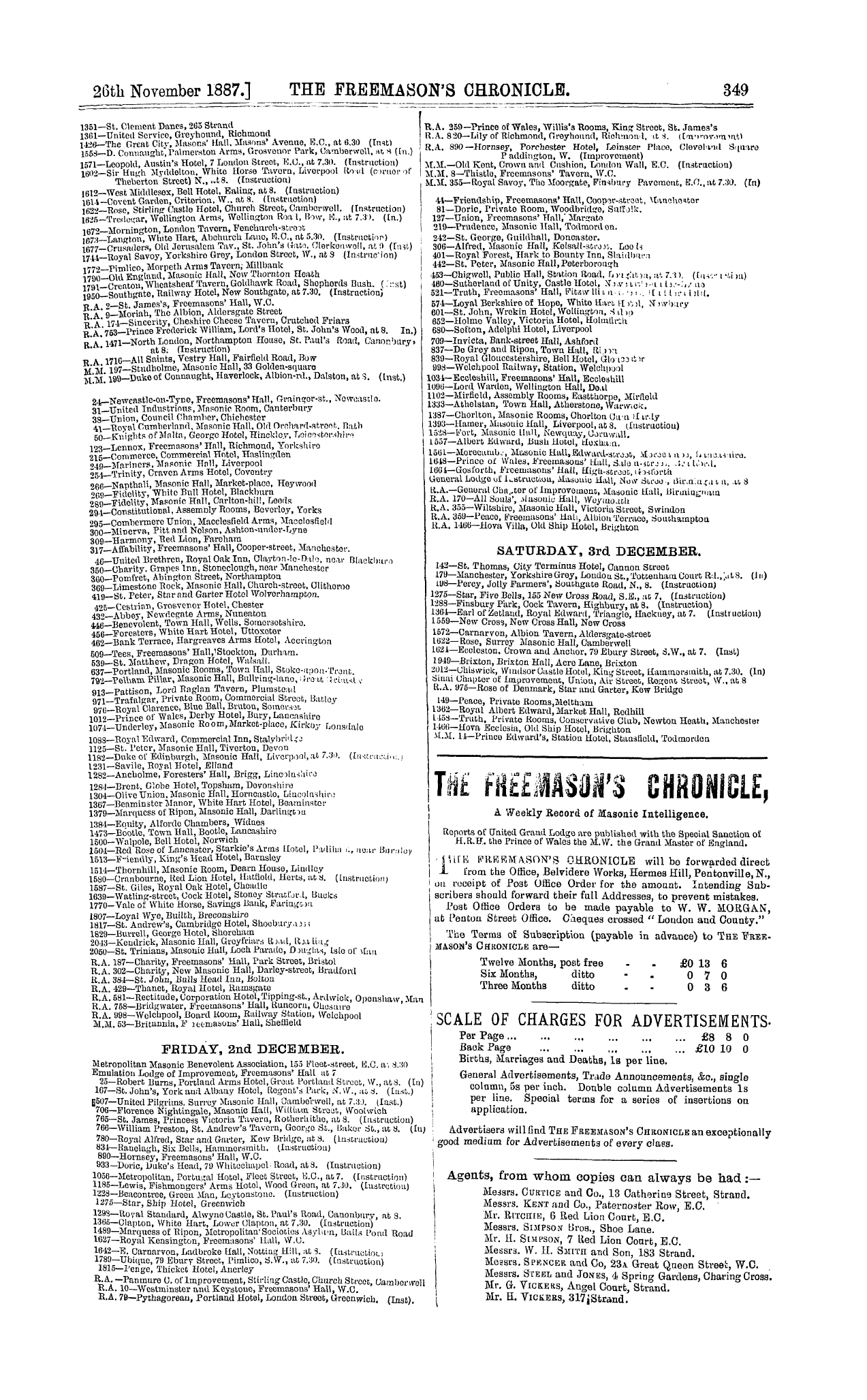 The Freemason's Chronicle: 1887-11-26: 13