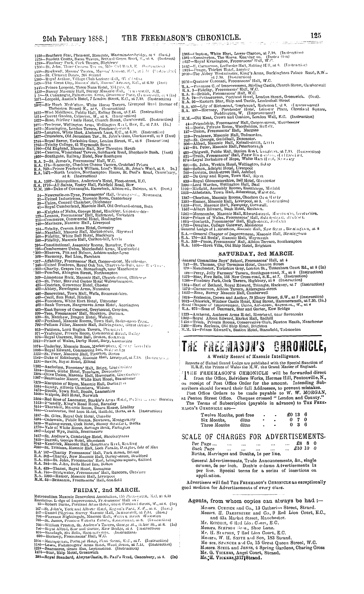 The Freemason's Chronicle: 1888-02-25: 13