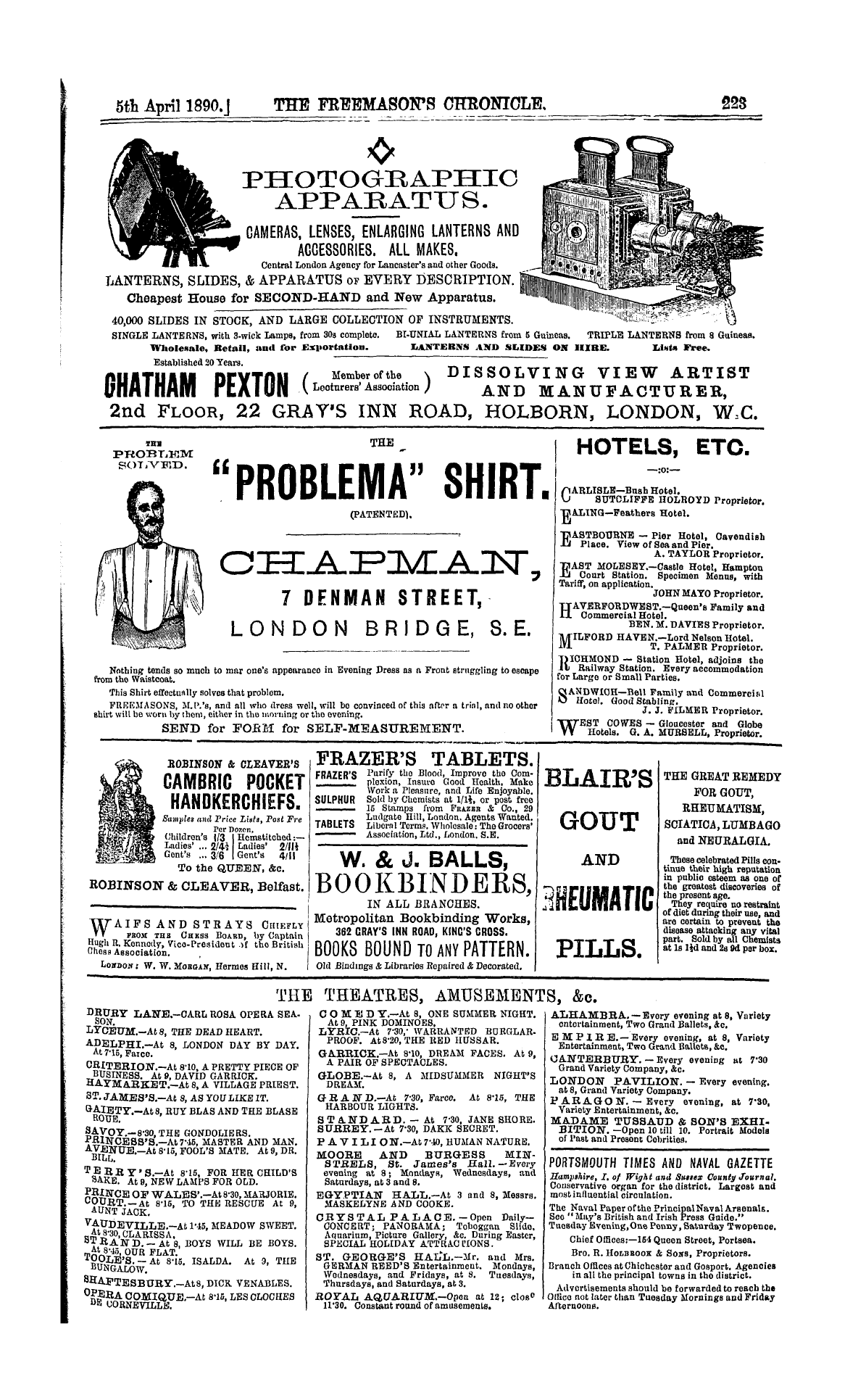 The Freemason's Chronicle: 1890-04-05: 15