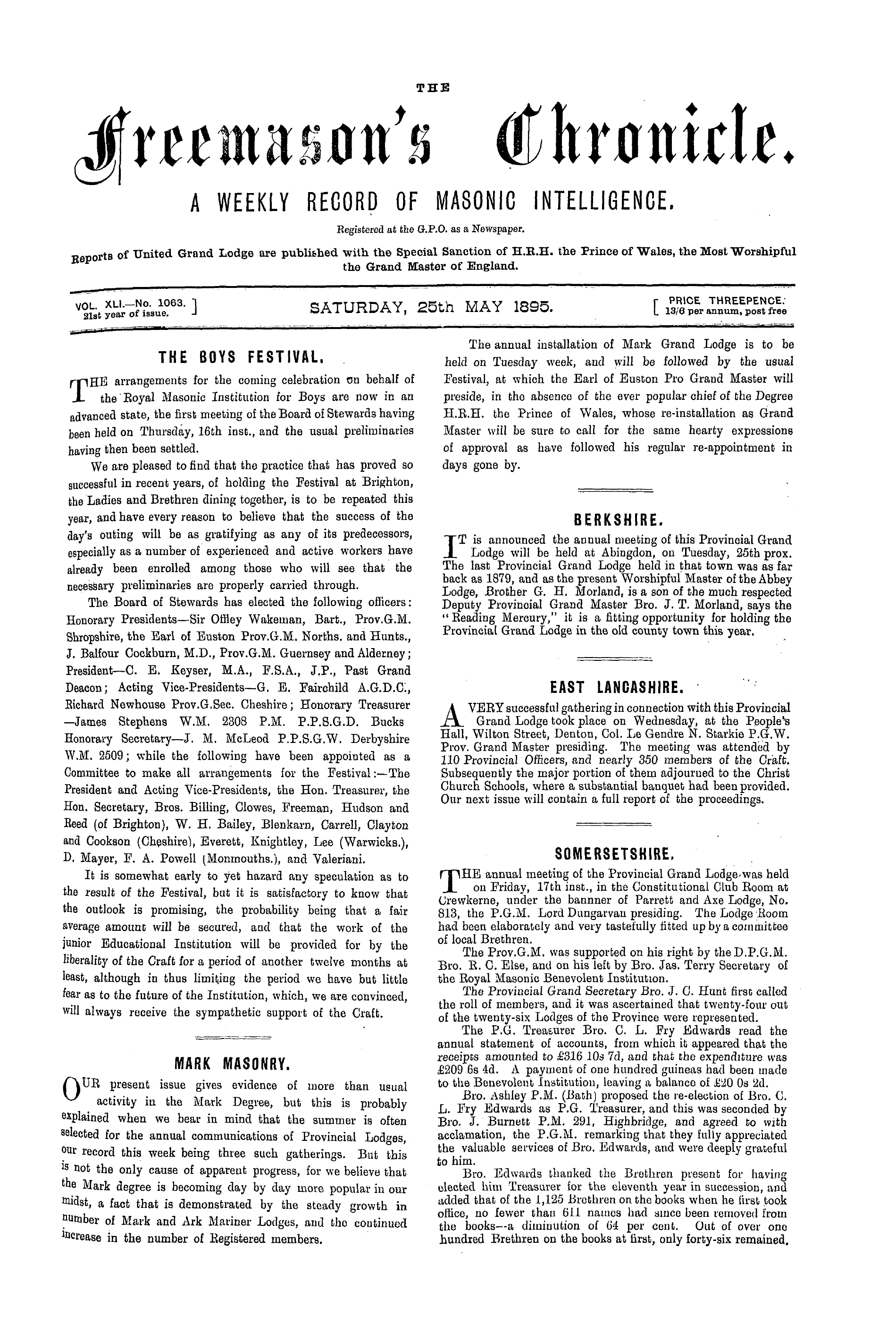 The Freemason's Chronicle