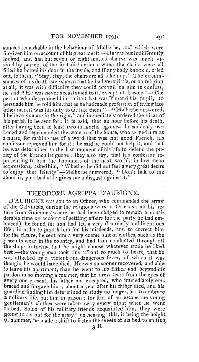 The Freemasons' Magazine: 1793-11-01 - Private Anecdotes Of Illustrious French Characters.