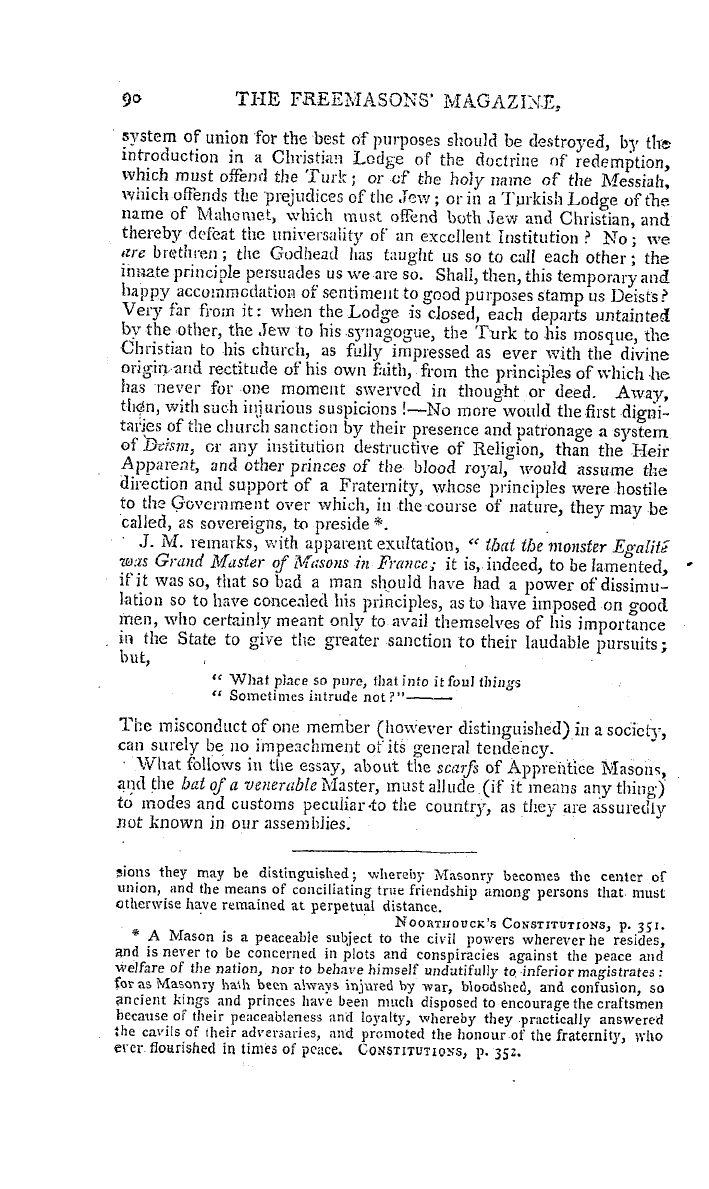 The Freemasons' Magazine: 1794-08-01 - To The Editor Of The Freemasons' Magazine.