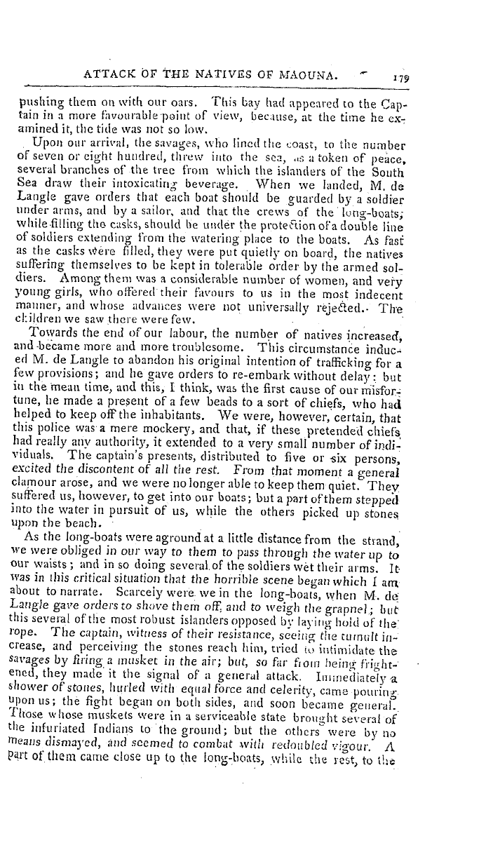 The Freemasons' Magazine: 1798-09-01 - Barbarous Attack Of The Natives.