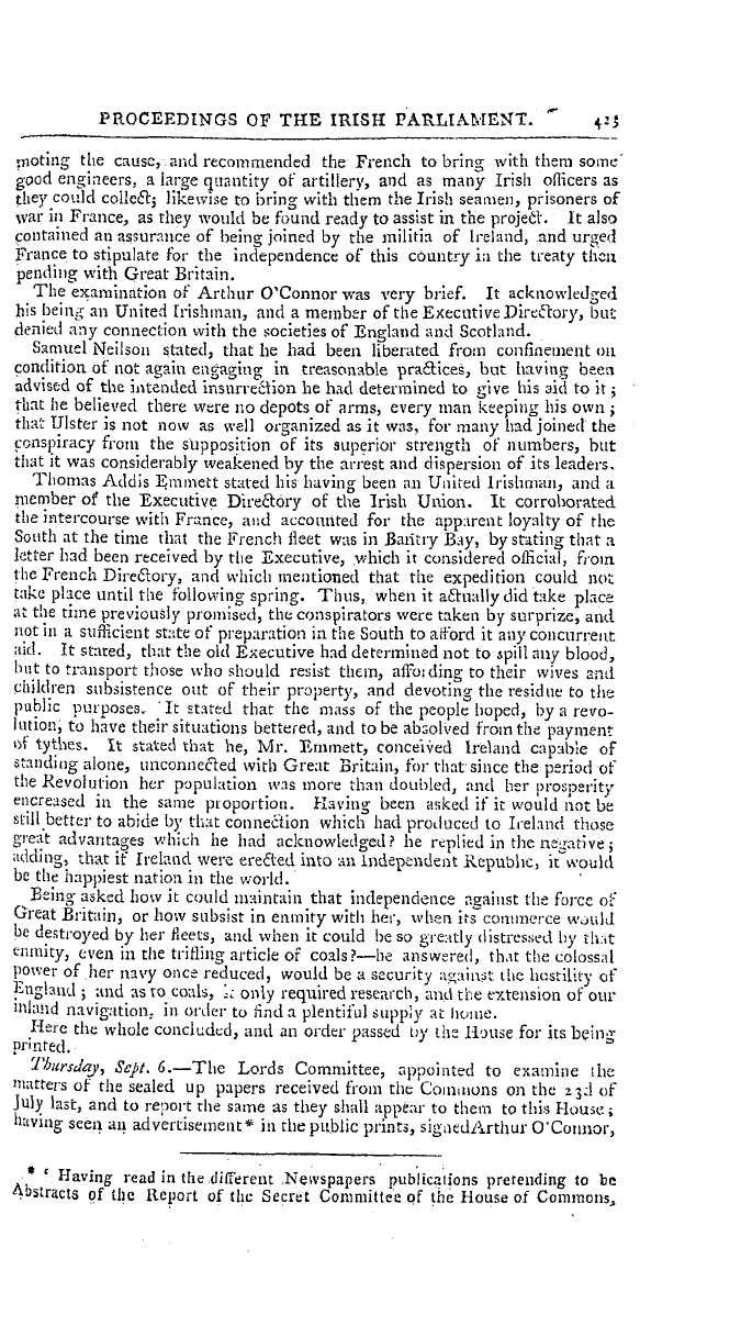 The Freemasons' Magazine: 1798-12-01 - Parliament Of Ireland.