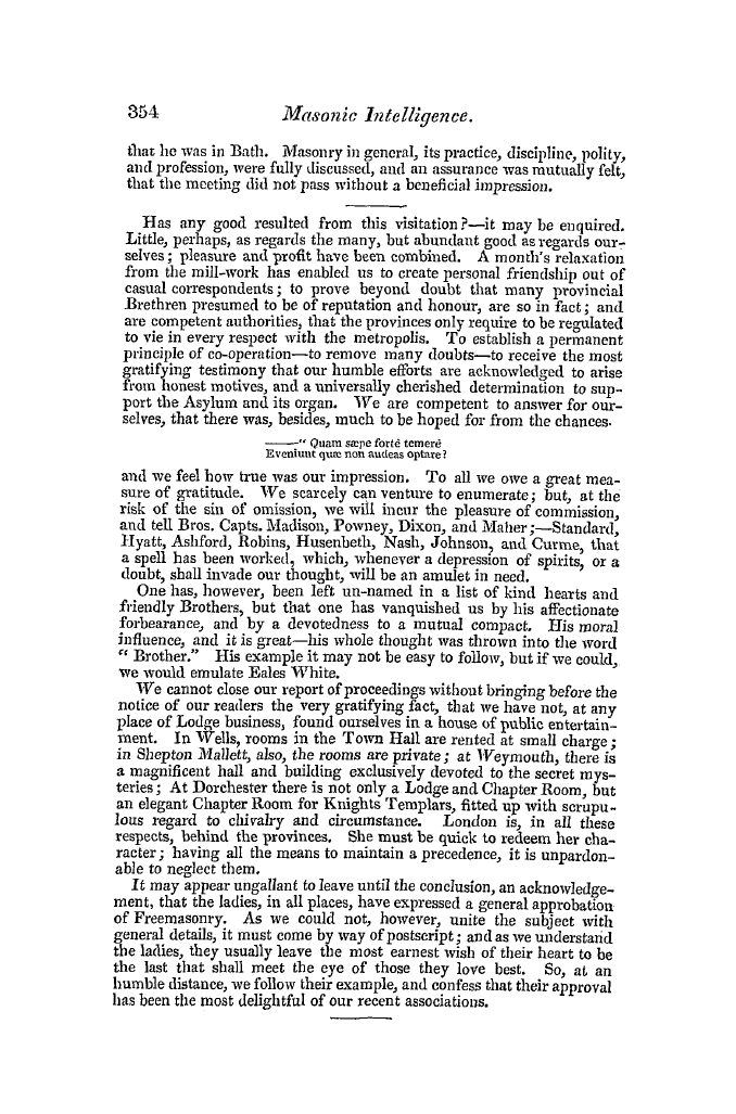 The Freemasons' Quarterly Review: 1839-09-30 - Provincial.