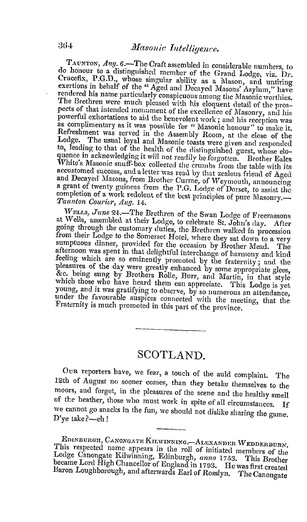 The Freemasons' Quarterly Review: 1839-09-30 - Provincial.