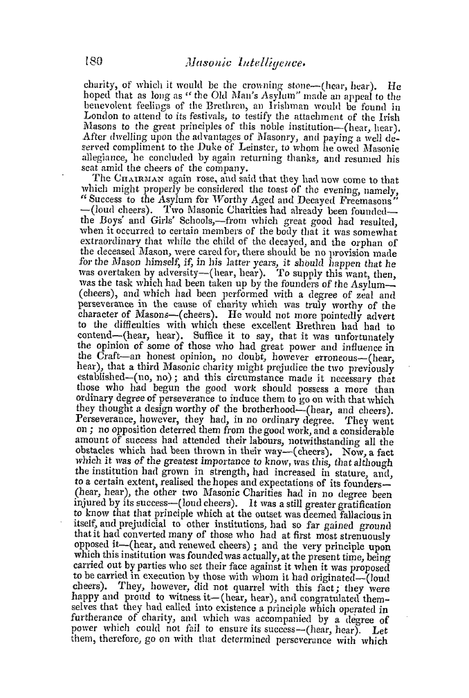 The Freemasons' Quarterly Review: 1842-06-30 - The Festival.