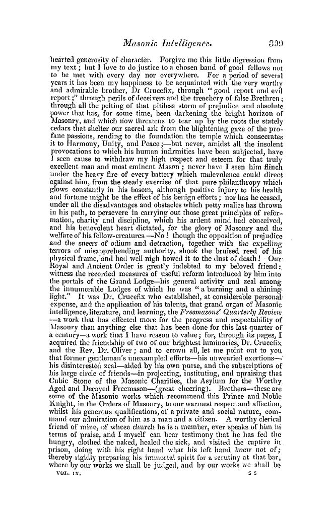 The Freemasons' Quarterly Review: 1842-09-30 - Provincial.