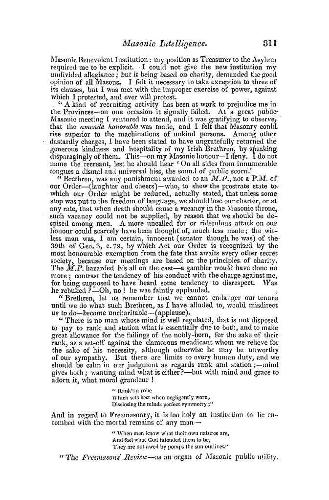 The Freemasons' Quarterly Review: 1842-09-30 - Provincial.