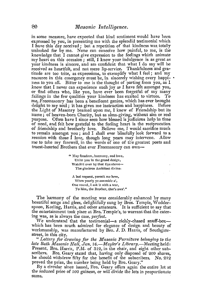 The Freemasons' Quarterly Review: 1843-03-31: 86