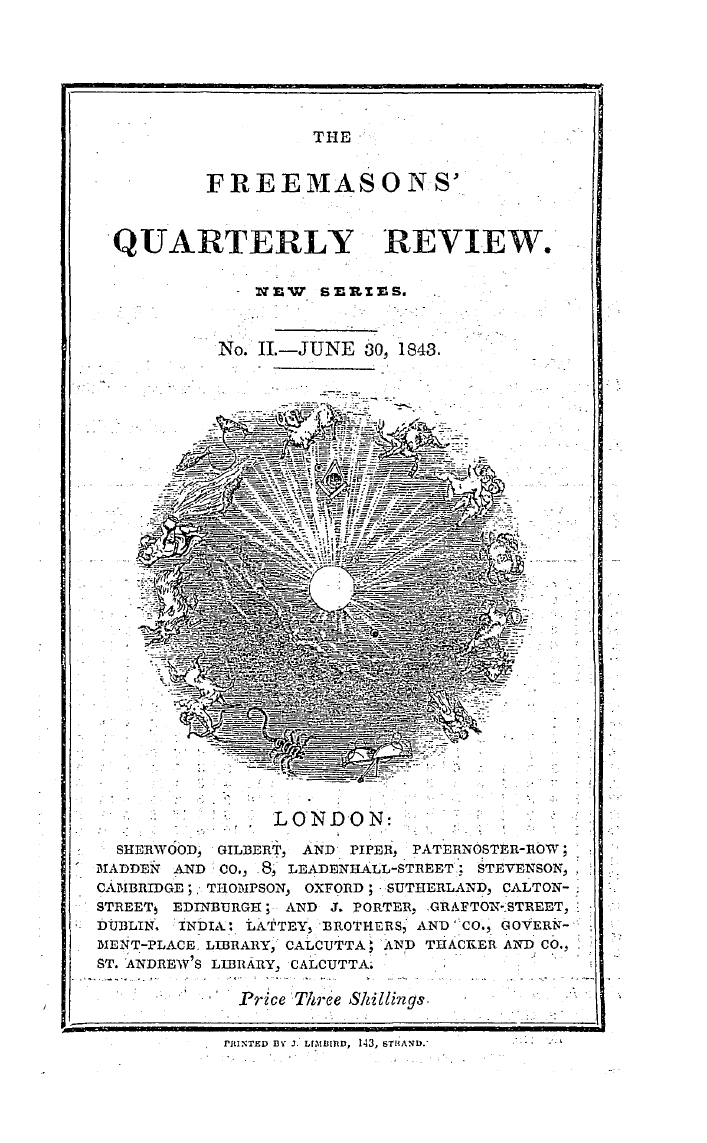 The Freemasons' Quarterly Review