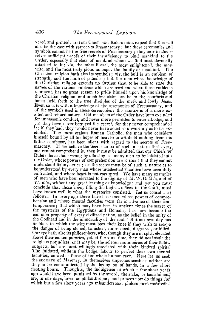 The Freemasons' Quarterly Review: 1845-12-31 - The Freemasons' Lexicon.