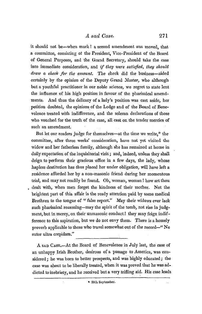 The Freemasons' Quarterly Review: 1846-09-30 - The Freemasons' Quarterly Review.