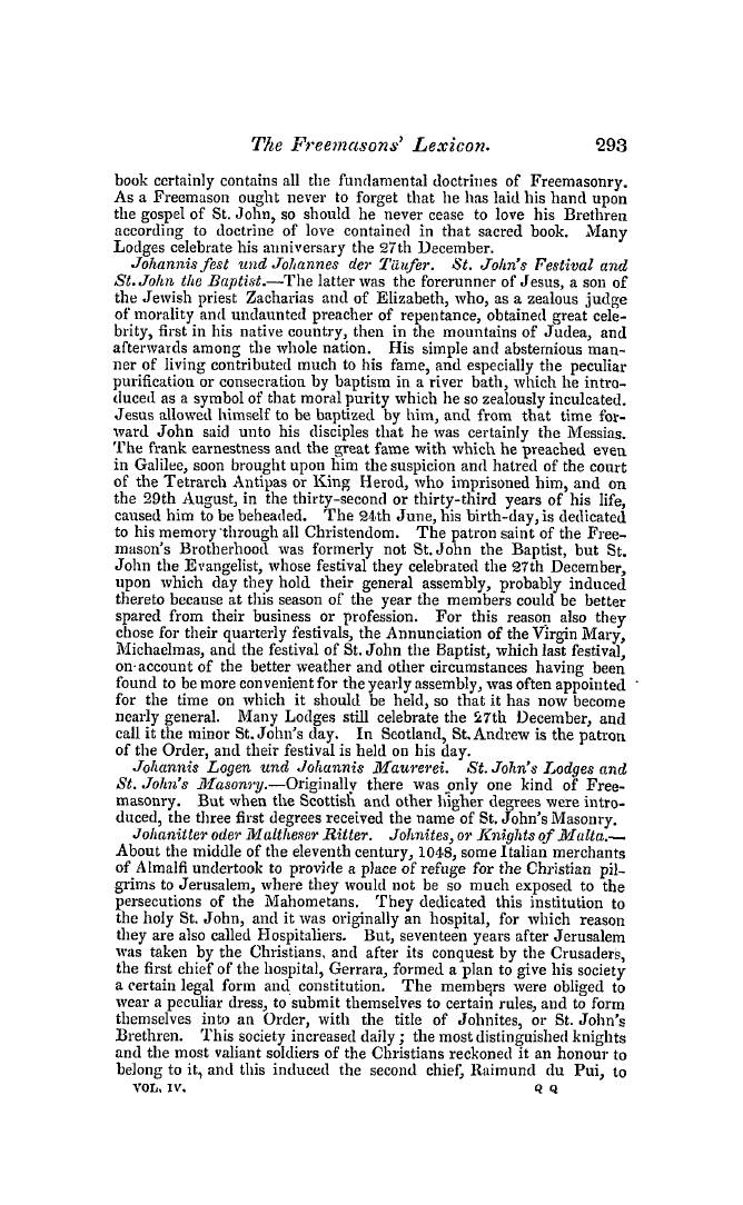 The Freemasons' Quarterly Review: 1846-09-30 - The Freemasons' Lexicon.