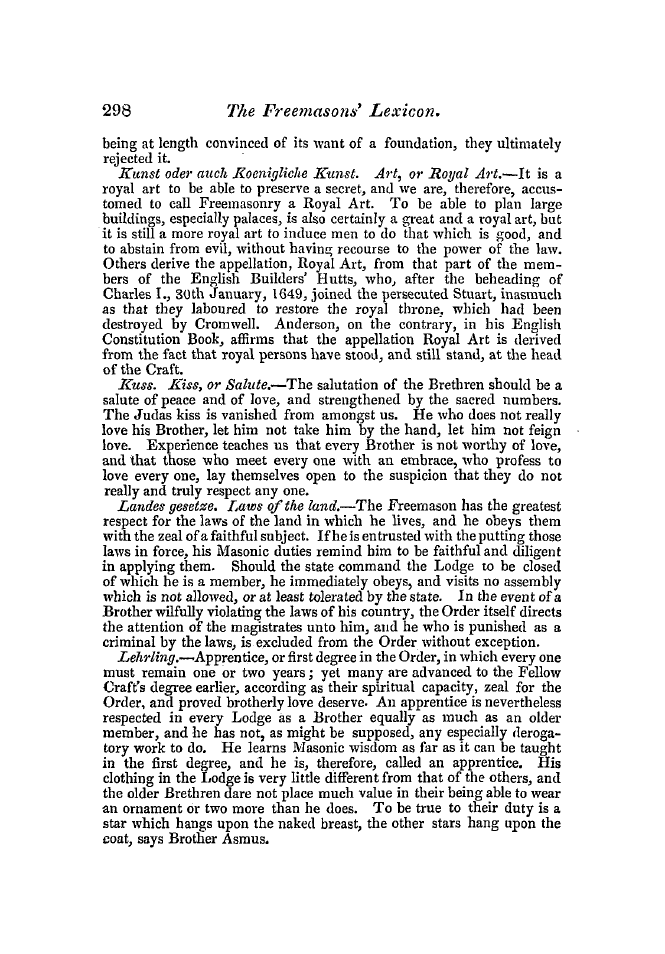 The Freemasons' Quarterly Review: 1846-09-30 - The Freemasons' Lexicon.