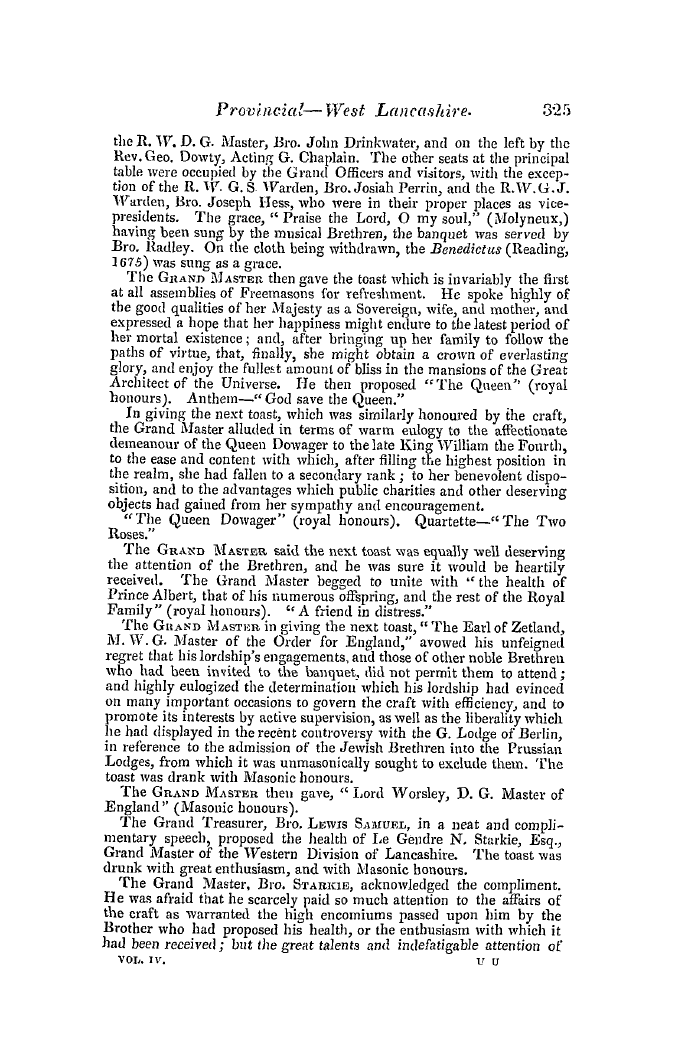 The Freemasons' Quarterly Review: 1846-09-30 - Provincial.