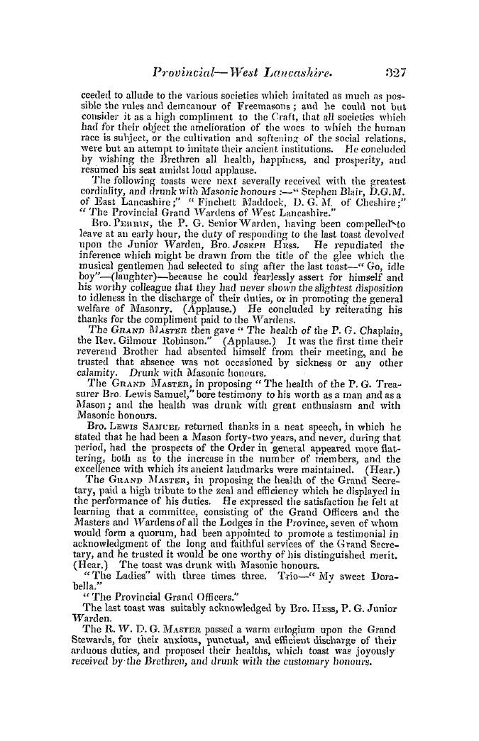 The Freemasons' Quarterly Review: 1846-09-30 - Provincial.