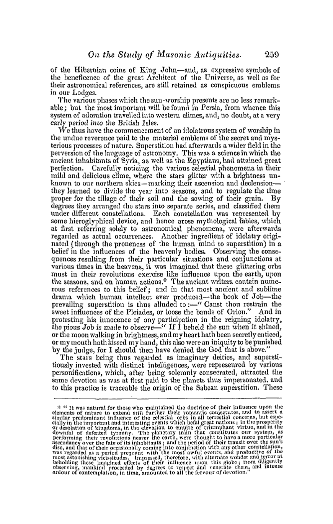 The Freemasons' Quarterly Review: 1847-09-30 - On The Study Of Masonic Antiquities.