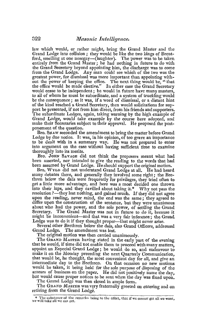 The Freemasons' Quarterly Review: 1847-09-30 - Quarterly Communication.