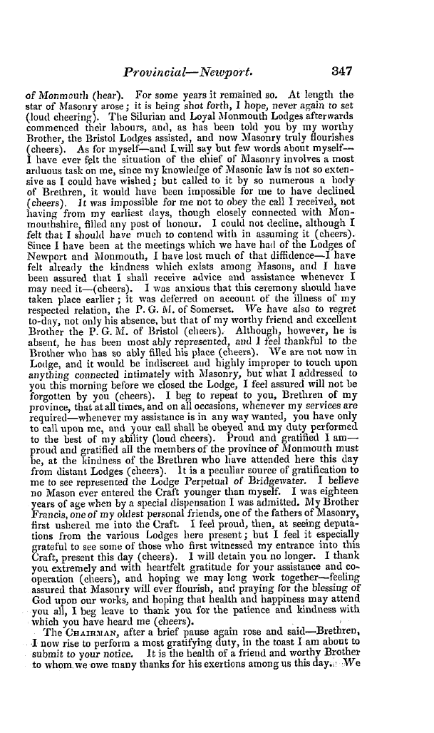 The Freemasons' Quarterly Review: 1847-09-30 - Provincial.