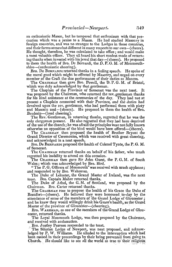 The Freemasons' Quarterly Review: 1847-09-30 - Provincial.