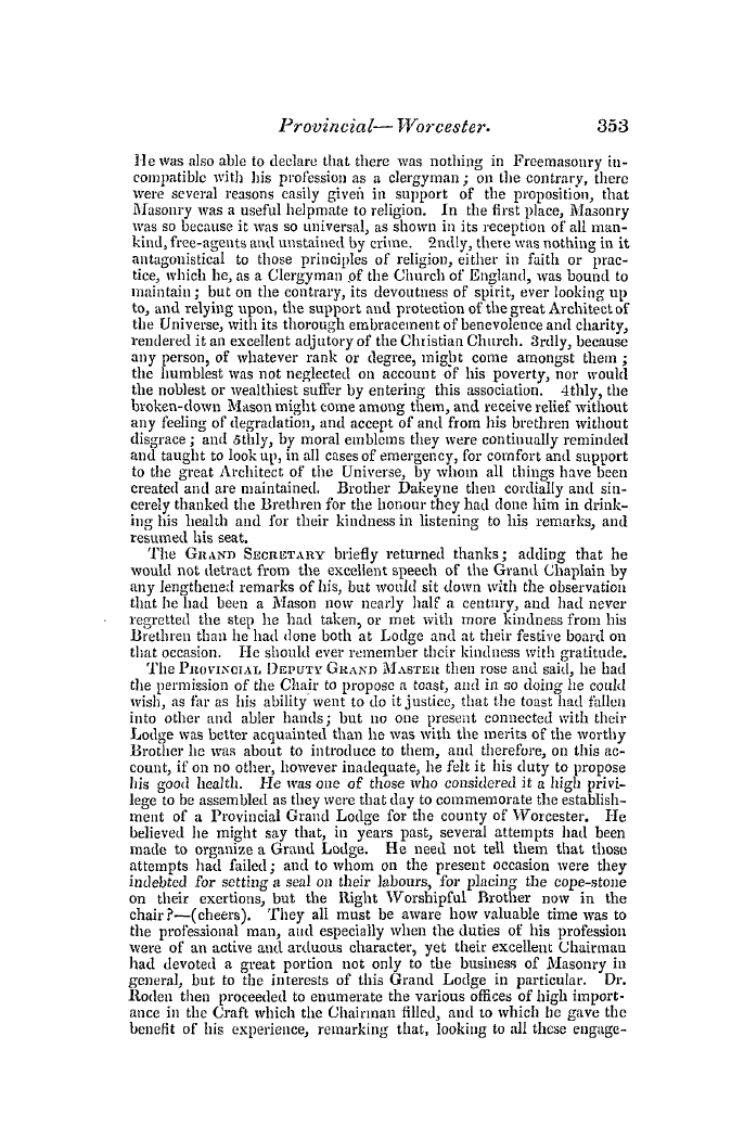 The Freemasons' Quarterly Review: 1847-09-30 - Provincial.