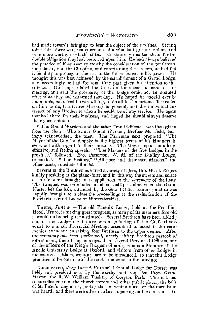 The Freemasons' Quarterly Review: 1847-09-30 - Provincial.