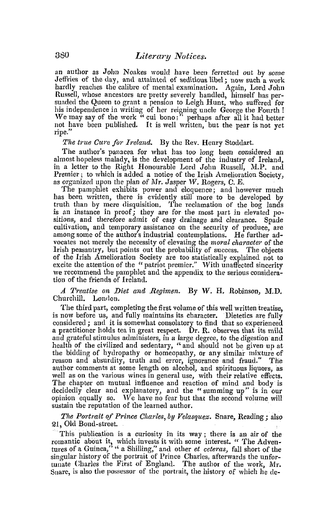 The Freemasons' Quarterly Review: 1847-09-30 - Literary Notices.