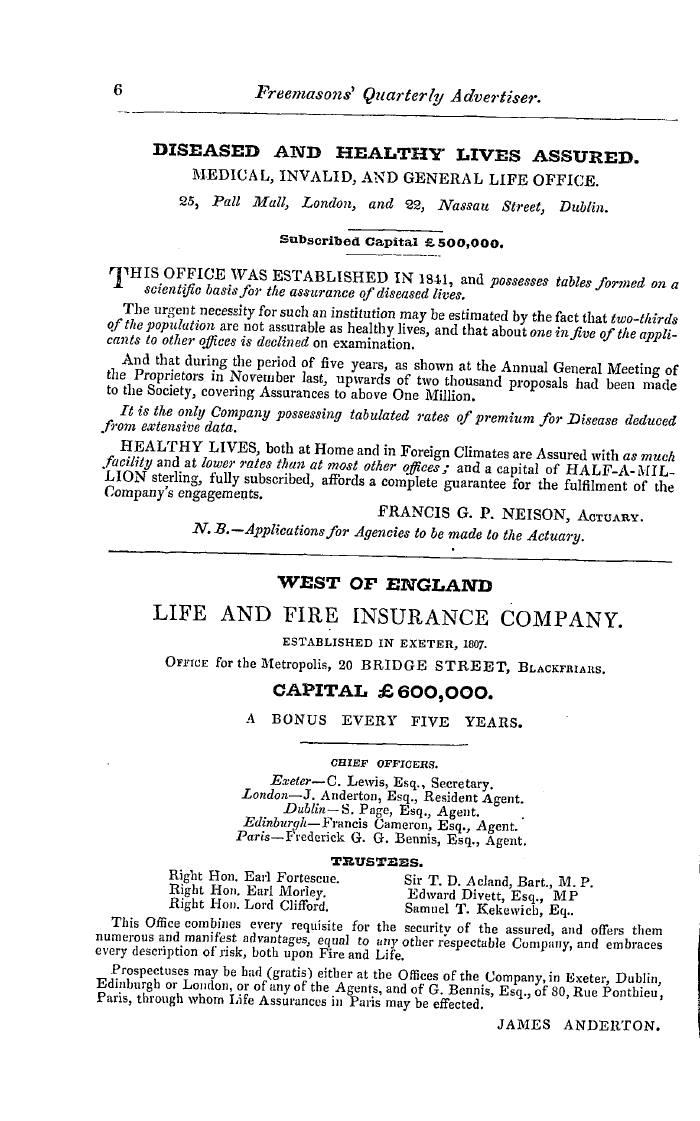 The Freemasons' Quarterly Review: 1847-09-30: 150