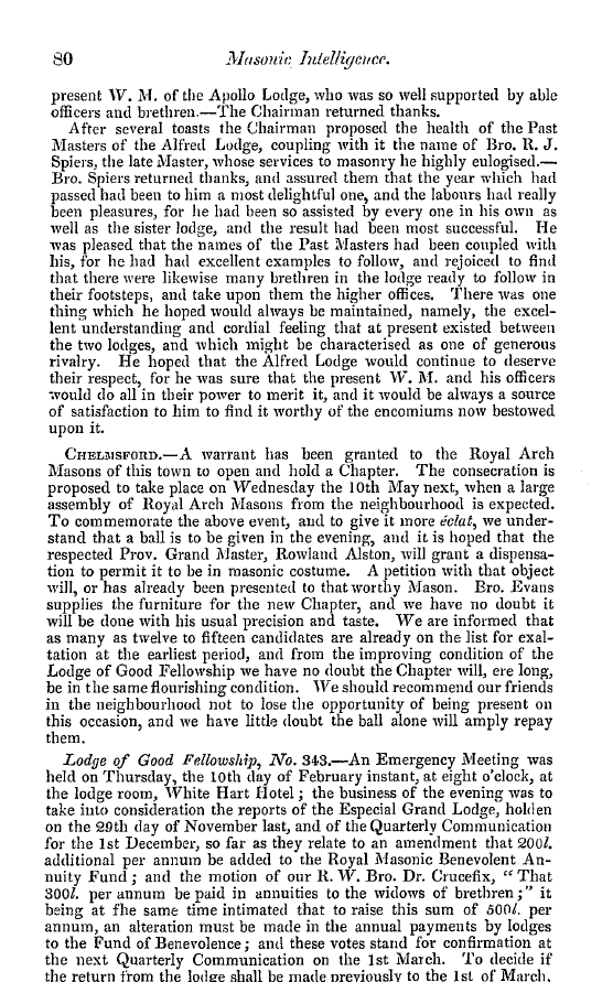 The Freemasons' Quarterly Review: 1848-03-31 - Provincial.