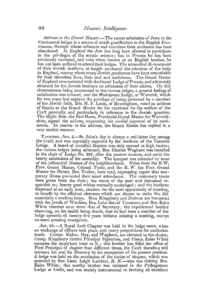 The Freemasons' Quarterly Review: 1848-03-31 - Provincial.