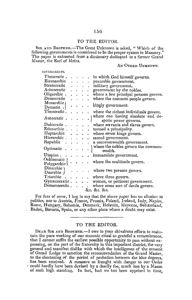 The Freemasons' Quarterly Review: 1848-06-30: 40